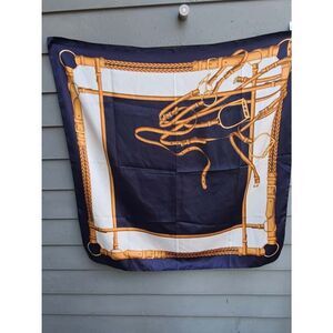 Italian 100% Polyester Equestrian Scarf